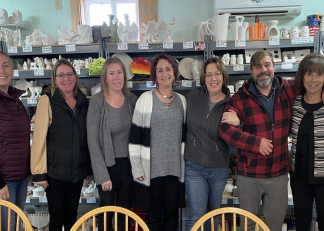 From left are members of VR New Hampshire, including Rhianne Dube, Meghan Theberge, Sheila Bissen, Rose Long, Lisa Hatz (former director), Steven Aylward and Pam Kline.